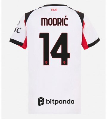 AC Milan Luka Modric #14 Replika Bortatröja Damer 2025-26 Kortärmad